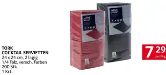 Transgourmet TORK COCKTAIL SERVIETTEN Angebot