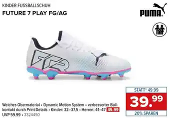 Hervis KINDER FUSSBALLSCHUH FUTURE 7 PLAY FG/AG Angebot