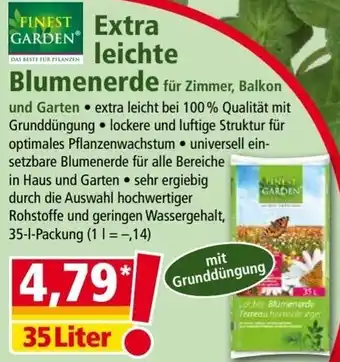 Norma Extra leichte Blumenerde Angebot