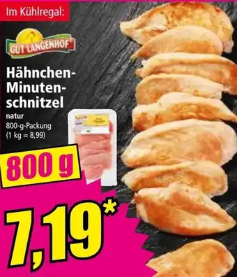 Norma Hähnchen- Minuten- schnitzel Angebot
