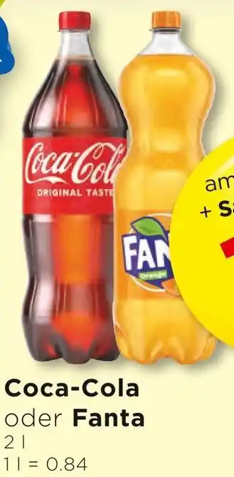 Unimarkt Coca-Cola oder Fanta Angebot