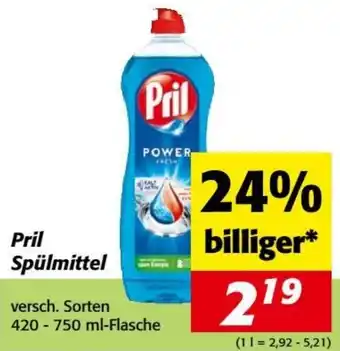 Nah&Frisch Pril Spülmittel Angebot