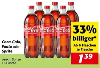 Nah&Frisch Coca-Cola, Fanta oder Sprite Angebot