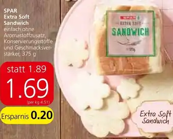 Spar SPAR Extra Soft Sandwich Angebot