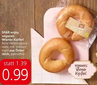 Spar SPAR enjoy veganes Wiener Kipferl Angebot