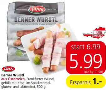 Spar Berner Würstl Angebot