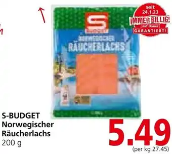 Spar S-BUDGET Norwegischer Räucherlachs Angebot