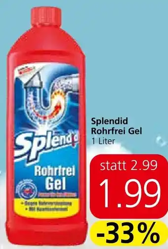 Spar Splendid Rohrfrei Gel 1 Liter Angebot