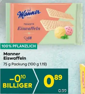 Billa Manner Eiswaffeln Angebot