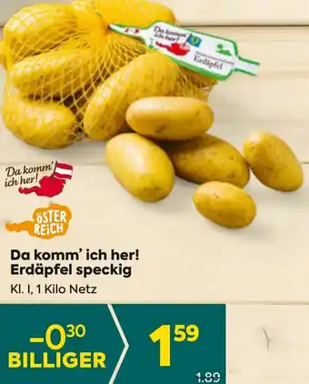 Billa Da komm' ich her! Erdäpfel speckig Angebot