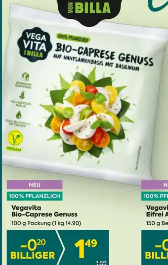 Billa Vegavita Bio-Caprese Genuss Angebot