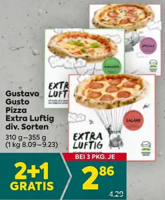 Billa Gustavo Gusto Pizza Extra Luftig Angebot