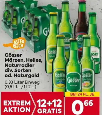 Billa Gösser Märzen, Helles, Naturradler od. Naturgold Angebot