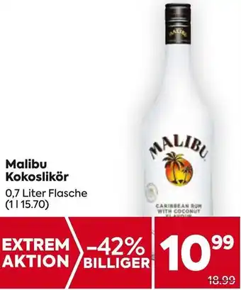 Billa Malibu Kokoslikör 0,7 Liter Angebot