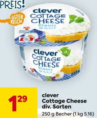 Billa clever Cottage Cheese Angebot