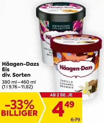 Billa Häagen-Dazs Eis Angebot