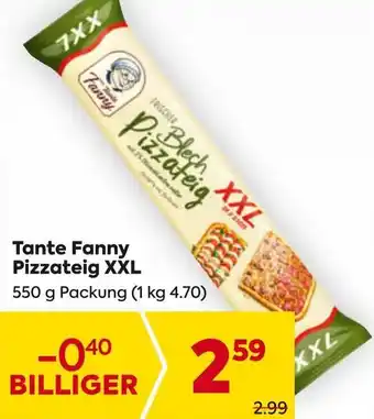 Billa Tante Fanny Pizzateig XXL Angebot