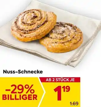 Billa Nuss-Schnecke Angebot