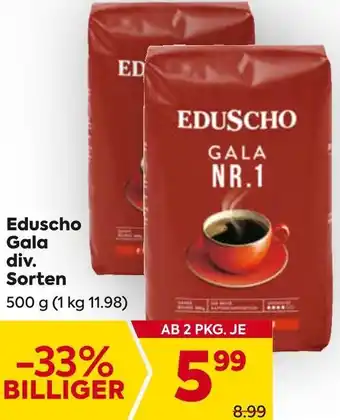 Billa Eduscho Gala Angebot