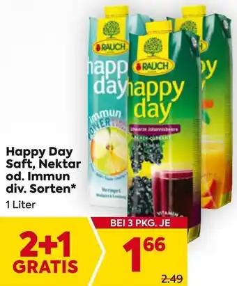 Billa Happy Day Saft, Nektar od. Immun Angebot