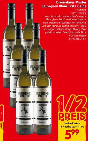 Interspar Dreisiebner Muster Sauvignon Blanc Erste Geige Angebot