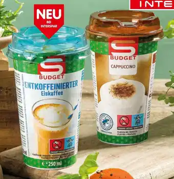 Interspar S-BUDGET Cappuccino oder Latte Macchiato Angebot