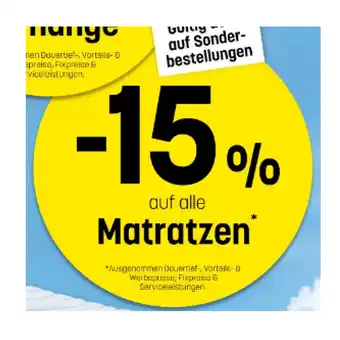 Reiter 15% auf alle Matratzen Betten Reiter Angebot