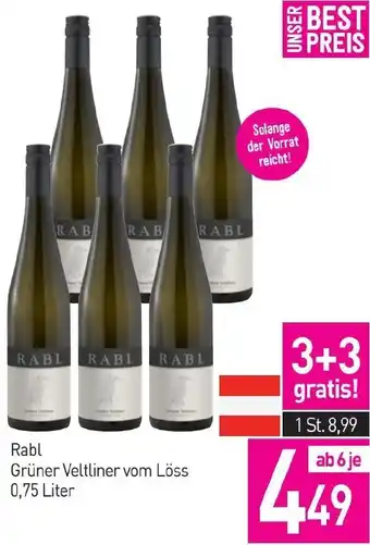 Sutterlüty Rabl Grüner Veltliner vom Löss 0,75 Liter Angebot