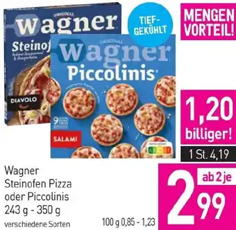 Sutterlüty Wagner Steinofen Pizza oder Piccolinis 243 g -350 g Angebot