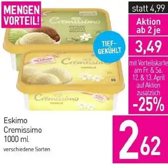 Sutterlüty Eskimo Cremissimo 1000 ml Angebot