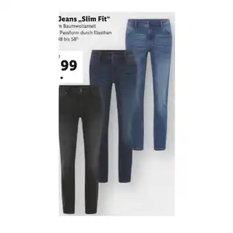 Lidl Livergy Herren Jeans „Slim Fit” Lidl 1 Stück Angebot