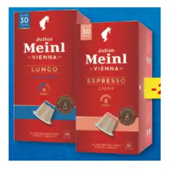 Unimarkt Julius Meinl Kaffeekapseln verschiedene Sorten Unimarkt 30 Stück 1 Packung Angebot