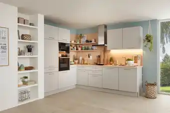 Mömax Nolte Küchen Eckküche „Manhattan Uni“ 1566072050 mömax 1 Set Angebot