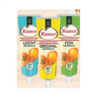 Maximarkt Kuner Mayonnaise versch. Sorten Maximarkt 250 Milliliter 1 Stück Angebot