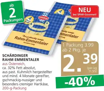 SPAR Gourmet SCHÄRDINGER RAHM EMMENTALER Angebot