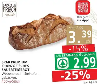 SPAR Gourmet SPAR PREMIUM FRANZÖSISCHES SAUERTEIGBROT Angebot