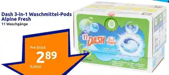 Action Dash 3-in-1 Waschmittel-Pods Alpine Fresh Angebot