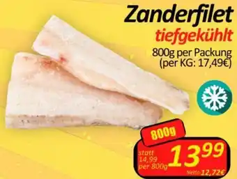 Wurstico Zanderfilet tiefgekühlt Angebot