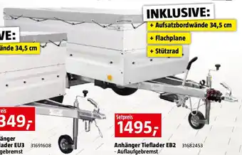 Bauhaus Anhänger Tieflader EB2 Angebot