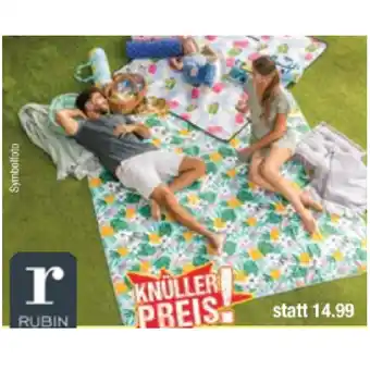 Maximarkt Rubin Picknick-Decke 135 x 175 cm Maximarkt 1 Stück Angebot