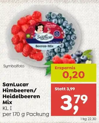 ADEG SanLucar Himbeeren/ Heidelbeeren Mix Angebot