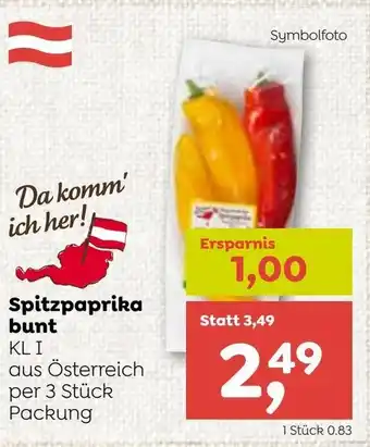 ADEG Spitzpaprika bunt Angebot