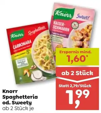 ADEG Knorr Spaghetteria od. Sweety Angebot