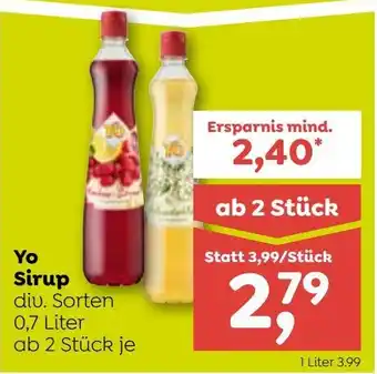 ADEG Yo Sirup 0.7 Liter Angebot