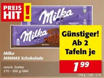 Nah&Frisch Milka MMMAX Schokolade 270-300g Angebot