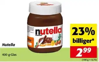 Nah&Frisch Nutella 400 g Angebot