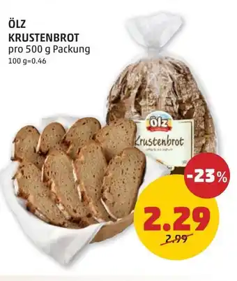 PENNY ÖLZ KRUSTENBROT 500g Angebot