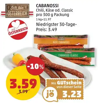 PENNY CABANOSSI 300g Angebot