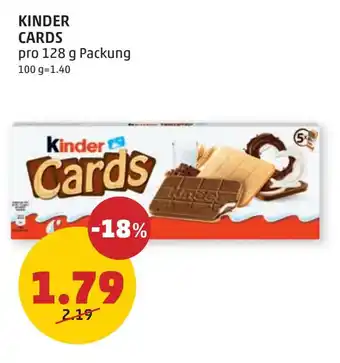 PENNY KINDER CARDS 128g Angebot