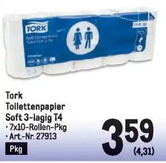 Metro Toilettenpapier Soft 3-lagig T4 Angebot